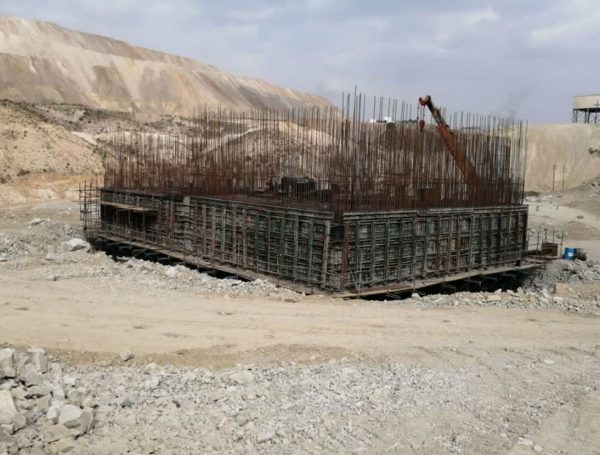 گزارش تصویری از پیشرفت پروژه احداث سنگ شکن جدید سرچشمه