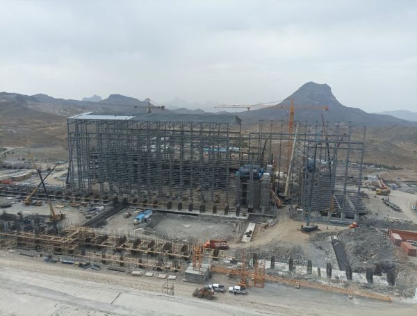 گزارش تصویری از روند پیشرفت پروژه” احداث کارخانجات فرآوری فاز ۲و۳ توسعه تغلیظ مس میدوک