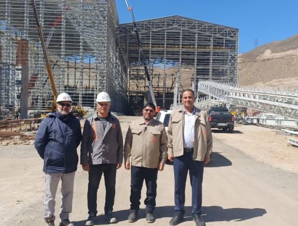 ️بازدید دکتر حق‌شناس، مدیرعامل شرکت کانی مس از پروژه احداث کارخانه فاز ۳ تغلیظ مس سونگون