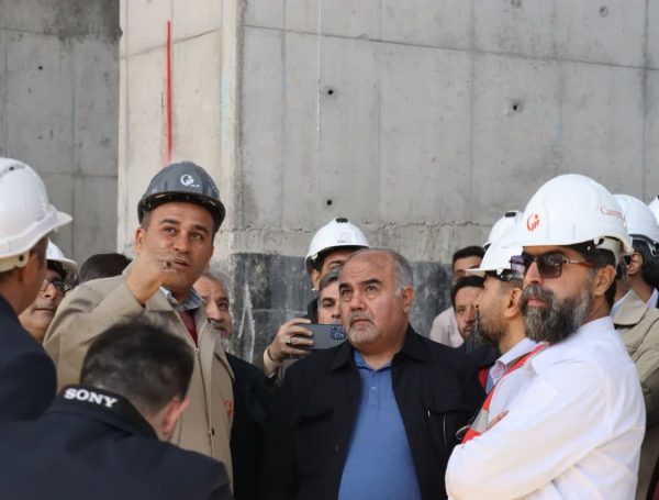 بازدید مدیران شرکت متمم و کانی‌مس از پروژه فاز سوم تغلیظ مس سونگون