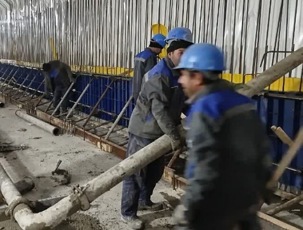 ادامه عملیات بتن‌ریزی لاینینگ تونل اورلند در پروژه تغلیظ فاز ۳ سونگون