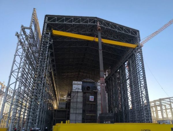 آغاز نصب جرثقیل سقفی ۱۵ تنی در فاز دوم توسعه تغلیظ میدوک