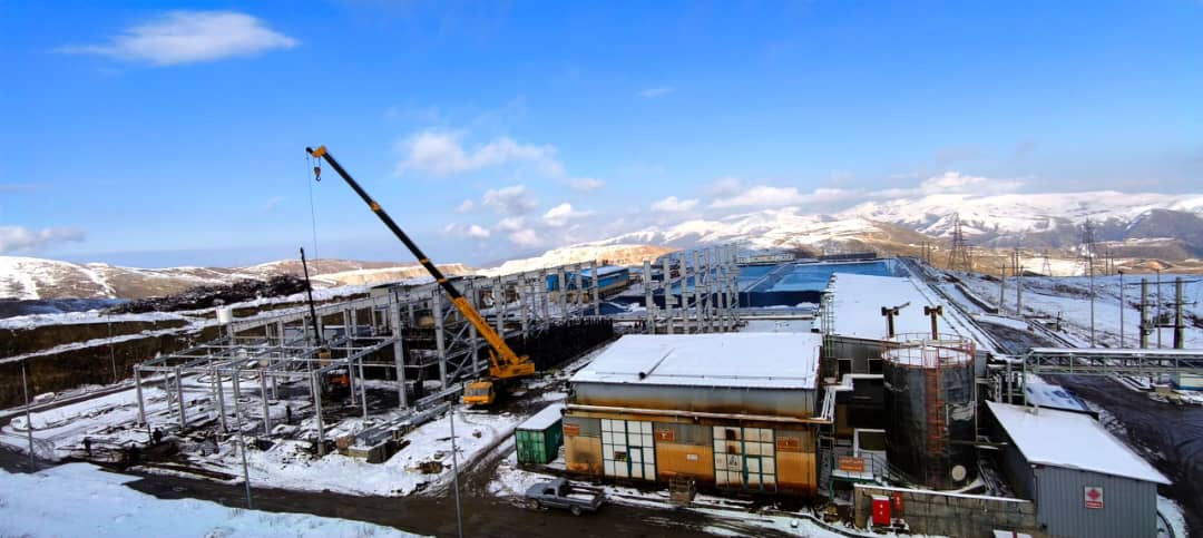 بازسازی کارخانه هیپ لیچینگ سونگون با رویکرد ارتقای عملکرد و پایداری عملیاتی در حال اجراست