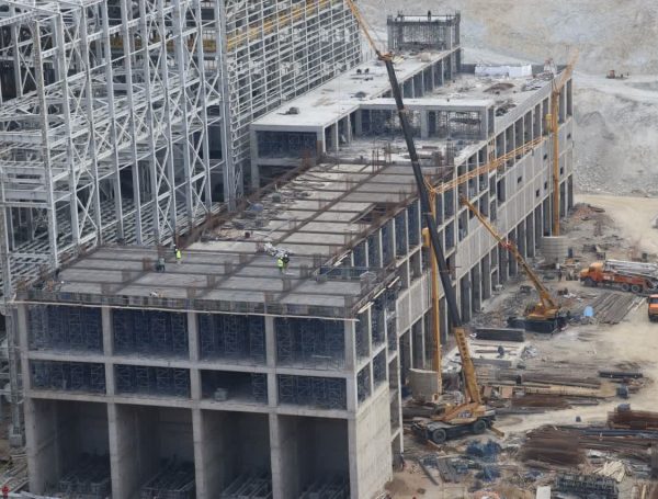 پیشرفت قابل توجه عملیات ساخت «الکتریکال‌روم» در پروژه تغلیظ فاز ۳ سونگون