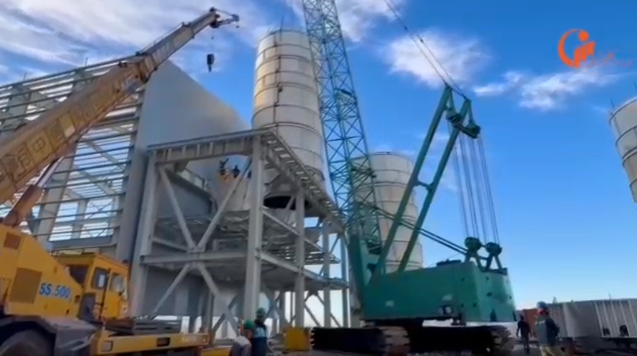 گزارش تصویری از روند پیشرفت پروژه فاز ۲ و ۳ تغلیظ مس میدوک