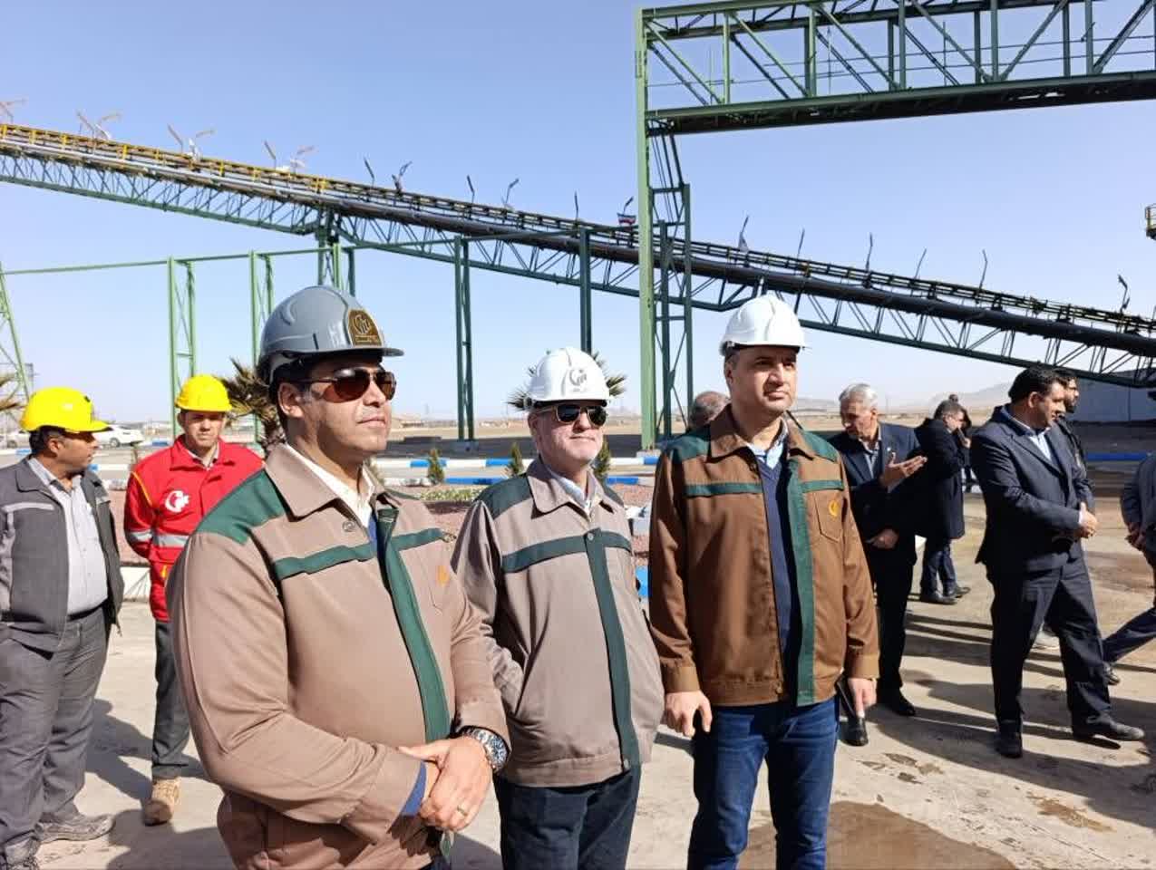 افتتاح رسمی پروژه احداث کارخانه احیا مگامدول مجتمع جهان فولاد سیرجان