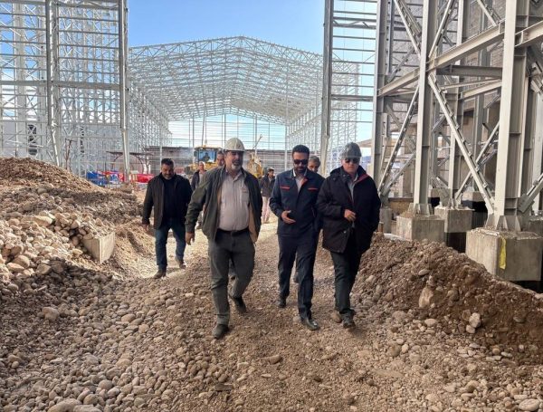بازدید مدیرعامل کانی‌مس از پروژه های فاز ۲ و ۳ تغلیظ مس میدوک