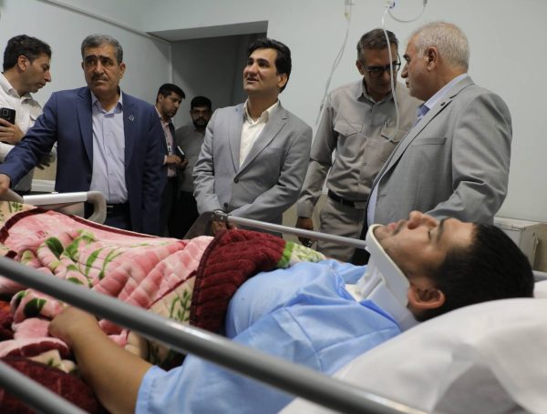 فیلم/عیادت از مجروحان حادثه جاده رفسنجان – سرچشمه